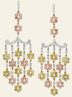 Chandelier Tricolor Drops