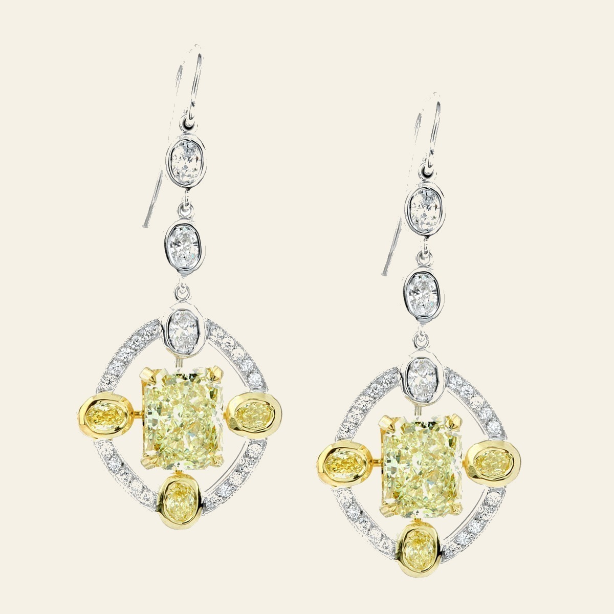 Yellow Radiant Halo Drops
