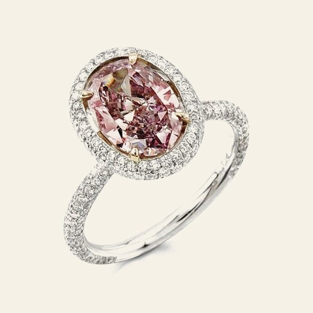 Pink Oval Halo