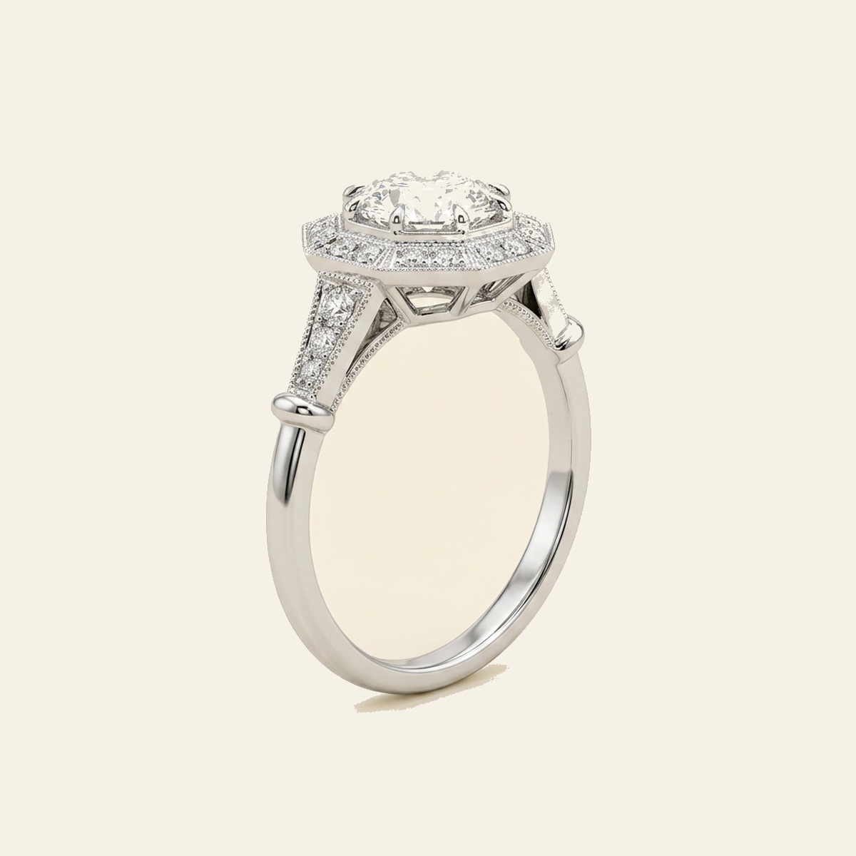 Octagonal Vintage Halo